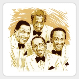 Modern Jazz Quartet - An illustration by Paul Cemmick Magnet